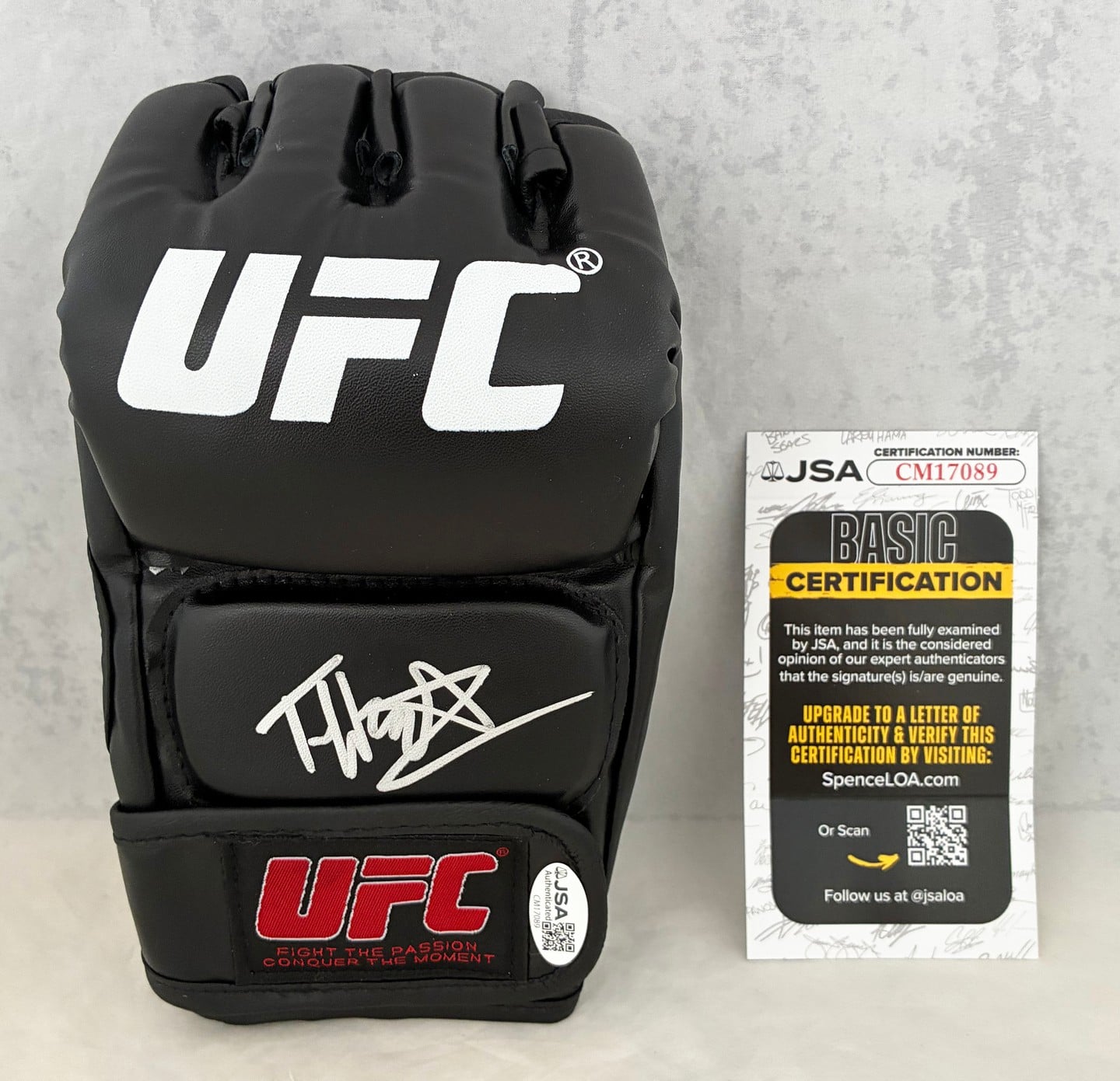Terrance McKinney Signed UFC Glove JSA