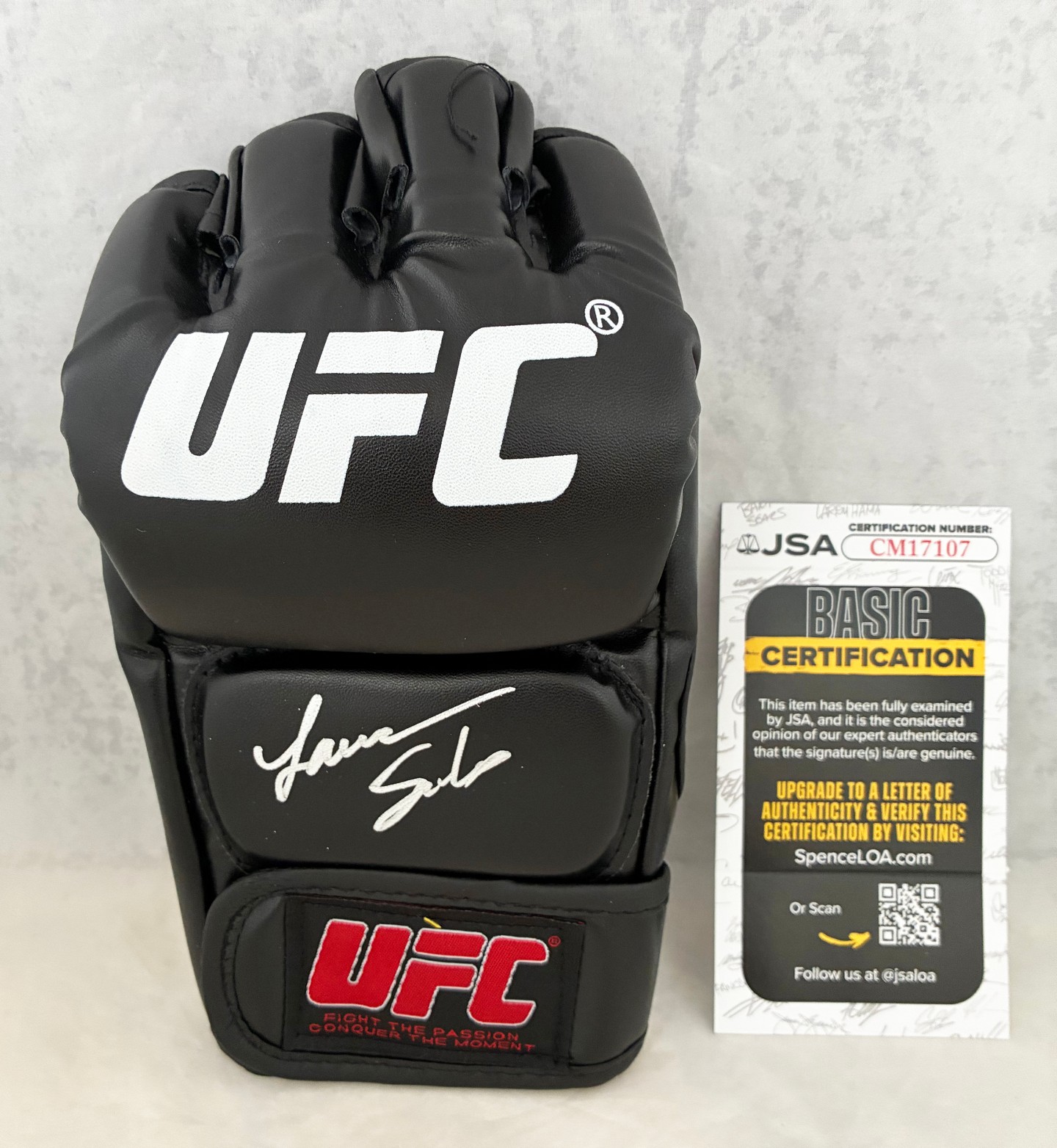 Laura Sanko Signed UFC Glove JSA