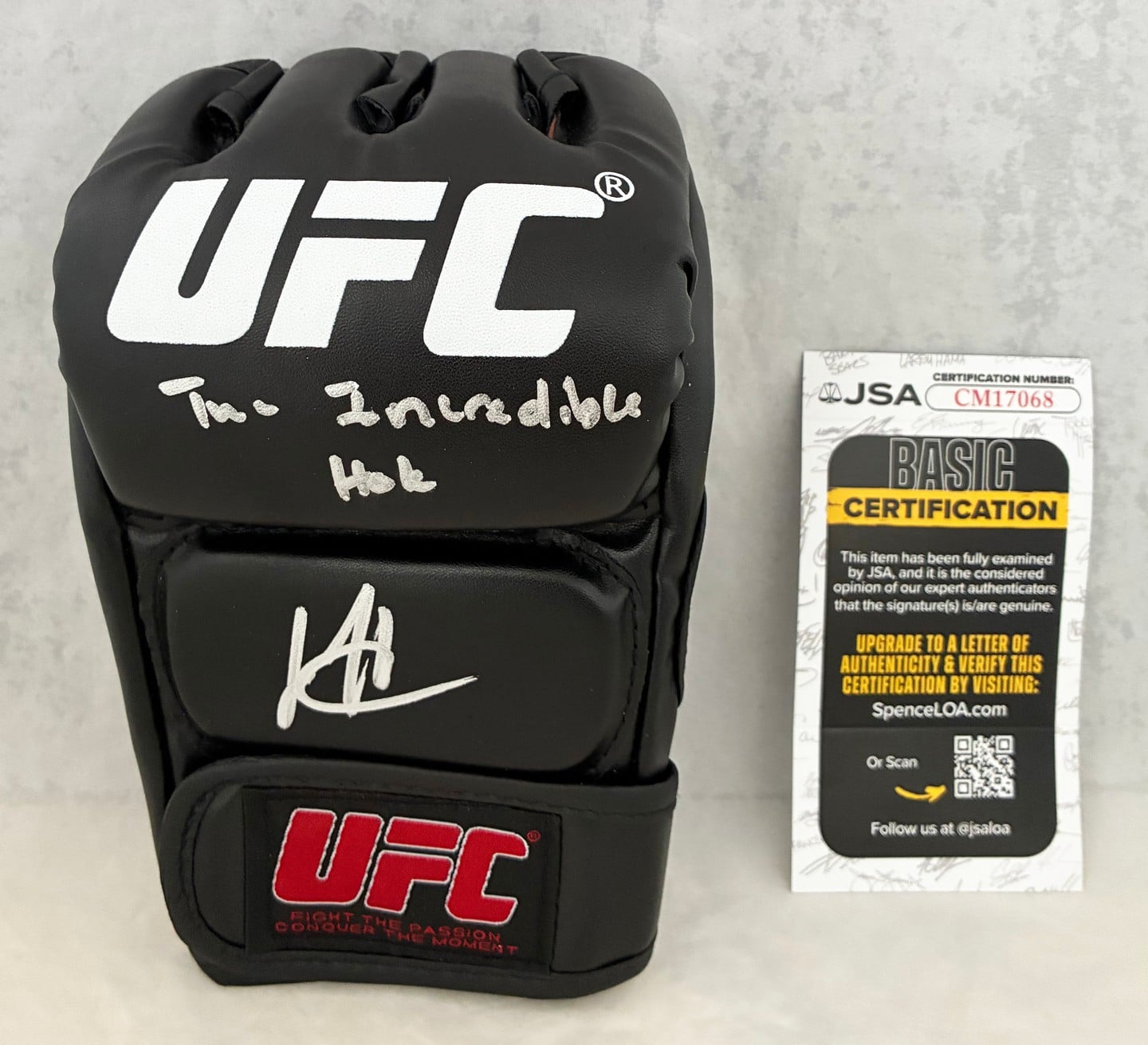 Josh Hokit Signed UFC Glove JSA 6