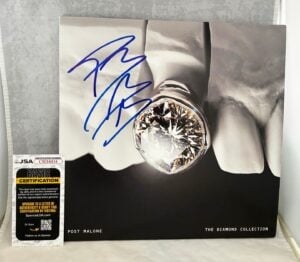 Post Malone Signed Vinyl LP Album The Diamond Collection JSA 1