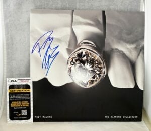 Post Malone Signed Vinyl LP Album The Diamond Collection JSA 2