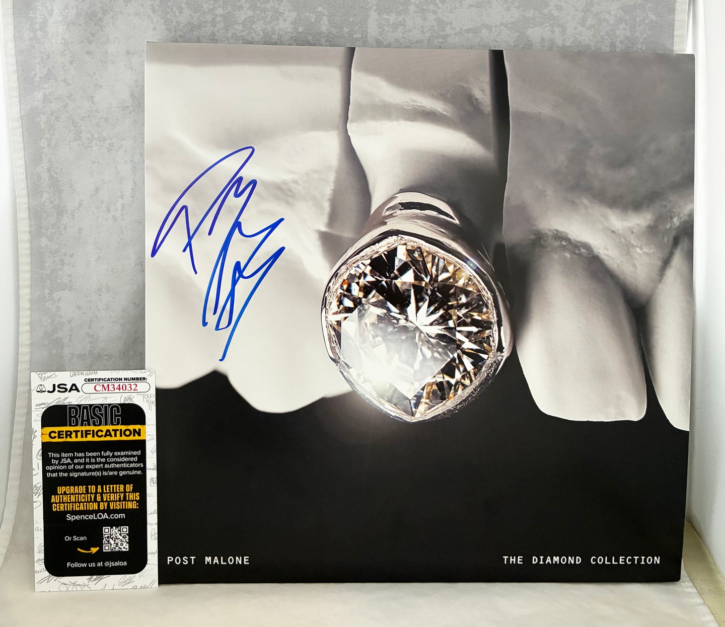 Post Malone Signed Vinyl LP Album The Diamond Collection JSA 2