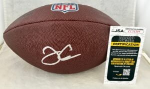 Julian Edelman Signed NFL Football New England Patriots JSA
