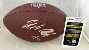 Rob Gronkowski Signed NFL Football New England Patriots JSA