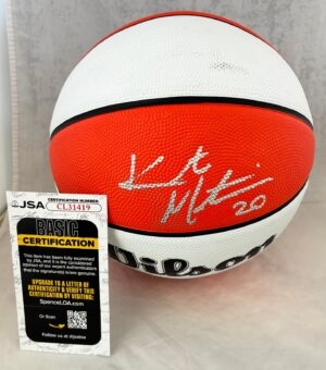 Kate Martin Signed Basketball WNBA Los Angeles Sparks JSA