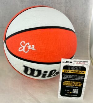 Sonia Citron Signed Basketball WNBA Washington Mystics JSA