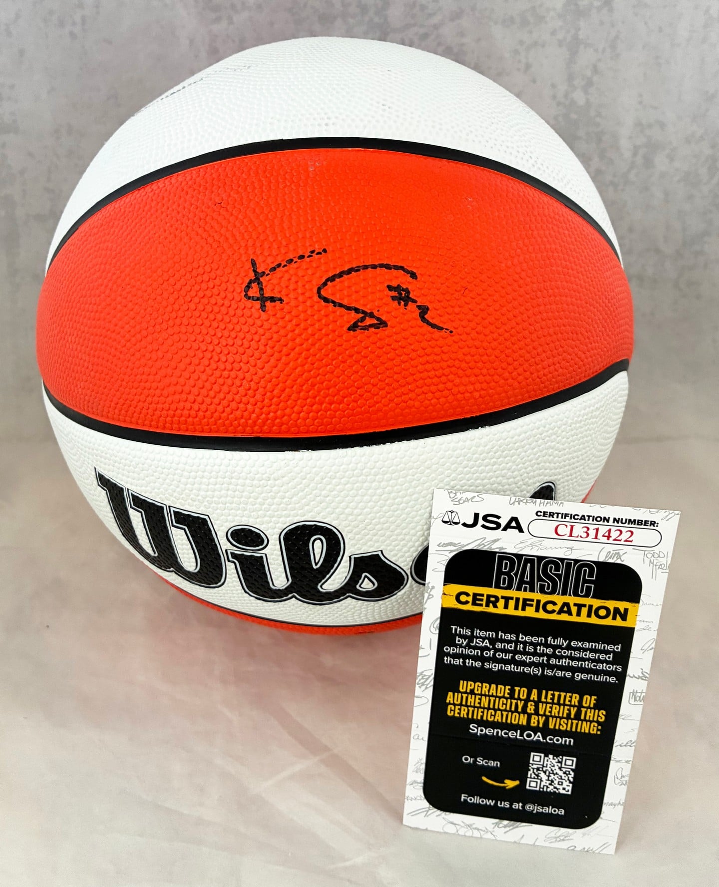Kahleah Copper Signed Basketball WNBA Phoenix Mercury JSA