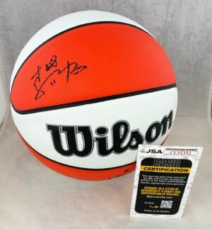Li Yueru Signed Basketball WNBA Dallas Wings JSA