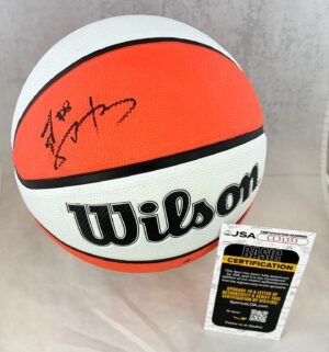 Li Yueru Signed Basketball WNBA Dallas Wings JSA 1