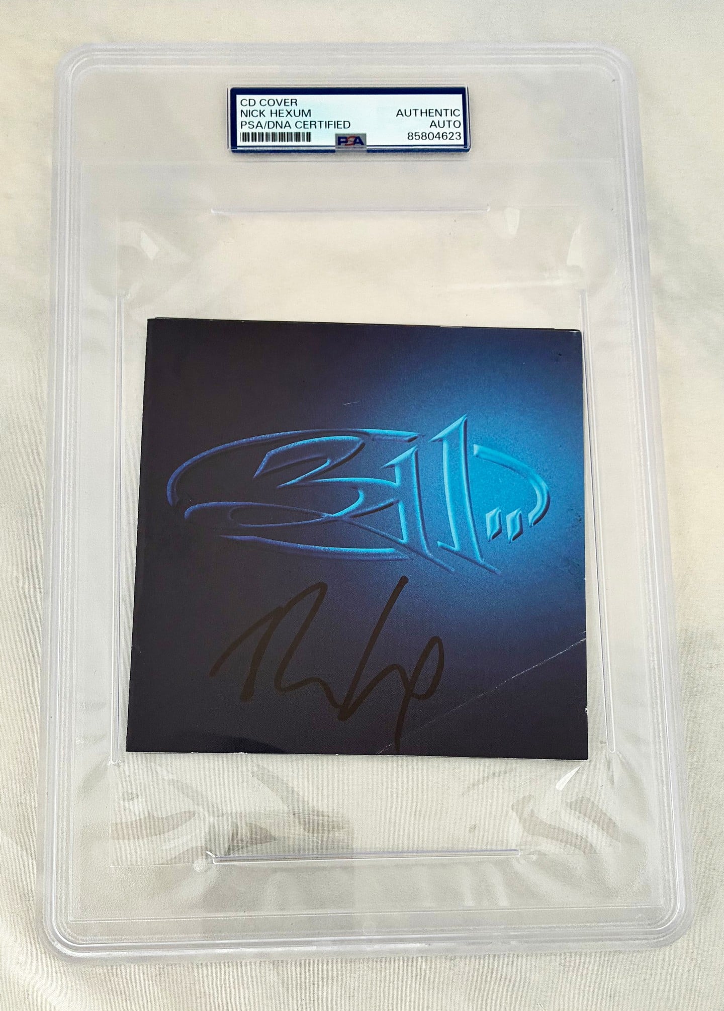 Nick Hexum Signed CD Cover 311 Blue Album PSA/DNA