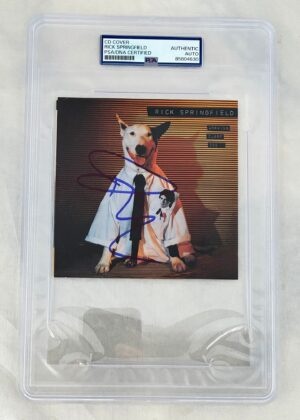 Rick Springfield Signed CD Cover Working Class Dog PSA/DNA