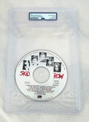 Sebastian Bach Signed CD Slave To The Grind PSA/DNA