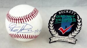Felix Hernandez Signed Authentic MLB Baseball Perfect Game Beckett BAS