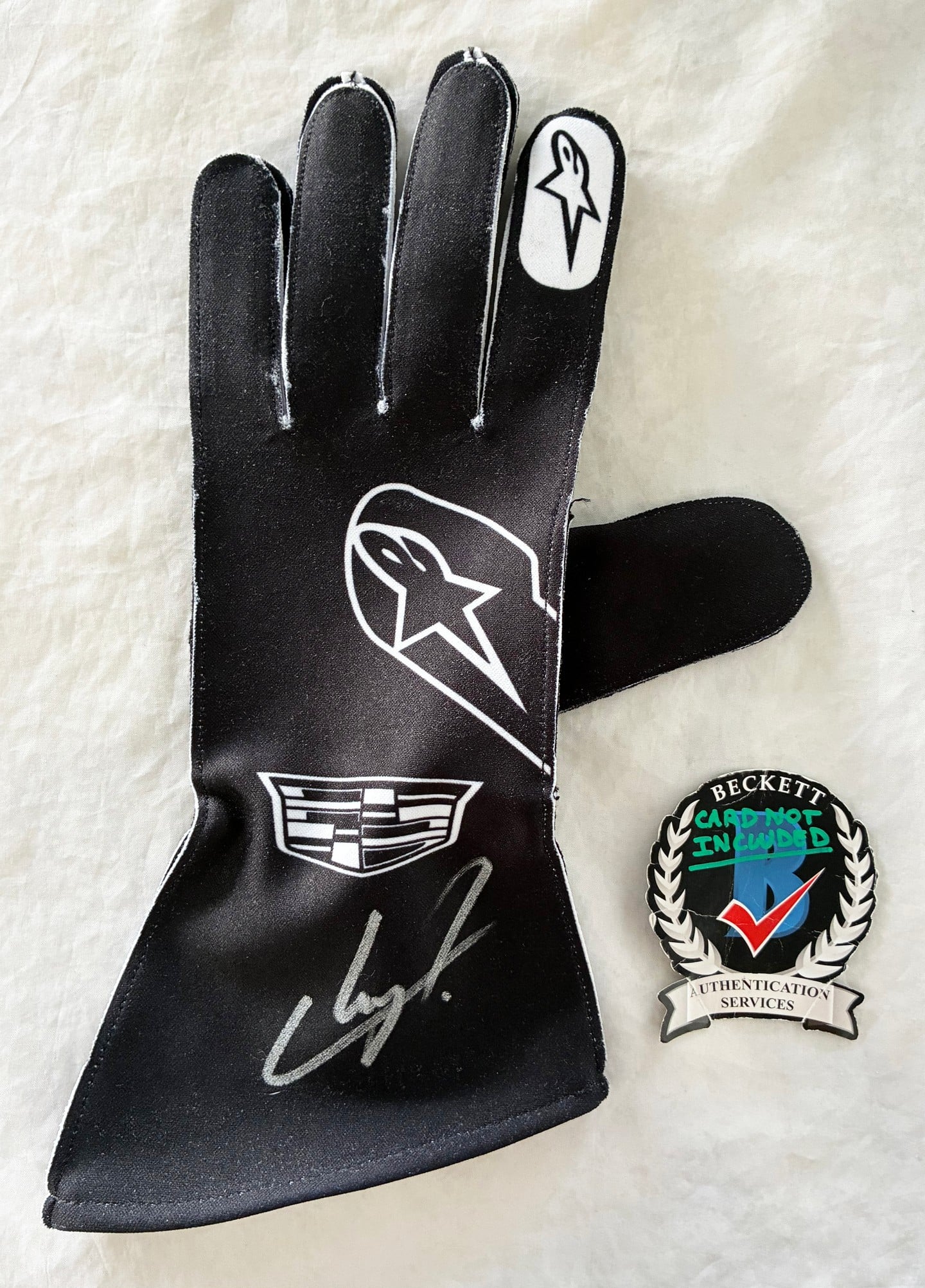 Sergio Perez Signed Racing Glove Checo Cadillac Formula 1 F1 Beckett BAS 3