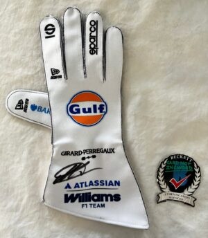 Alex Albon Signed Racing Glove Williams Racing Formula 1 F1 Beckett BAS
