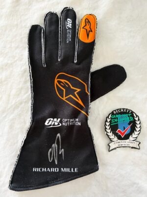 Oscar Piastri Signed Racing Glove McLaren Formula 1 F1 Beckett BAS