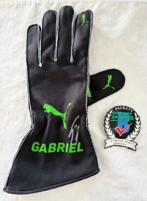 Gabriel Bortoleto Signed Racing Glove Stake Formula 1 F1 Beckett BAS 3