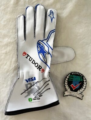 Arvid Lindblad Signed Racing Glove Visa Cash App Racing Bulls Formula 1 F1 Beckett BAS