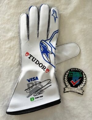 Arvid Lindblad Signed Racing Glove Visa Cash App Racing Bulls Formula 1 F1 Beckett BAS 1