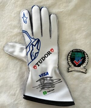 Arvid Lindblad Signed Racing Glove Visa Cash App Racing Bulls Formula 1 F1 Beckett BAS 5