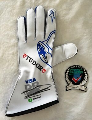 Arvid Lindblad Signed Racing Glove Visa Cash App Racing Bulls Formula 1 F1 Beckett BAS 9