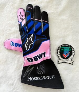 Pierre Gasly Signed Racing Glove Alpine Formula 1 F1 Beckett BAS 1