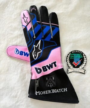 Pierre Gasly Signed Racing Glove Alpine Formula 1 F1 Beckett BAS 2