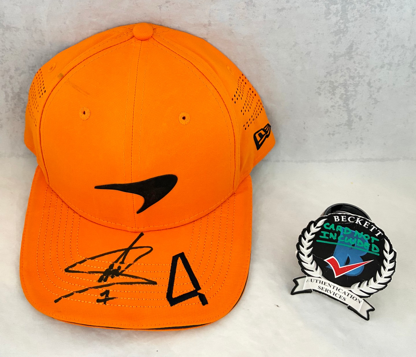 Lando Norris Signed Hat McLaren Formula 1 F1 Beckett BAS