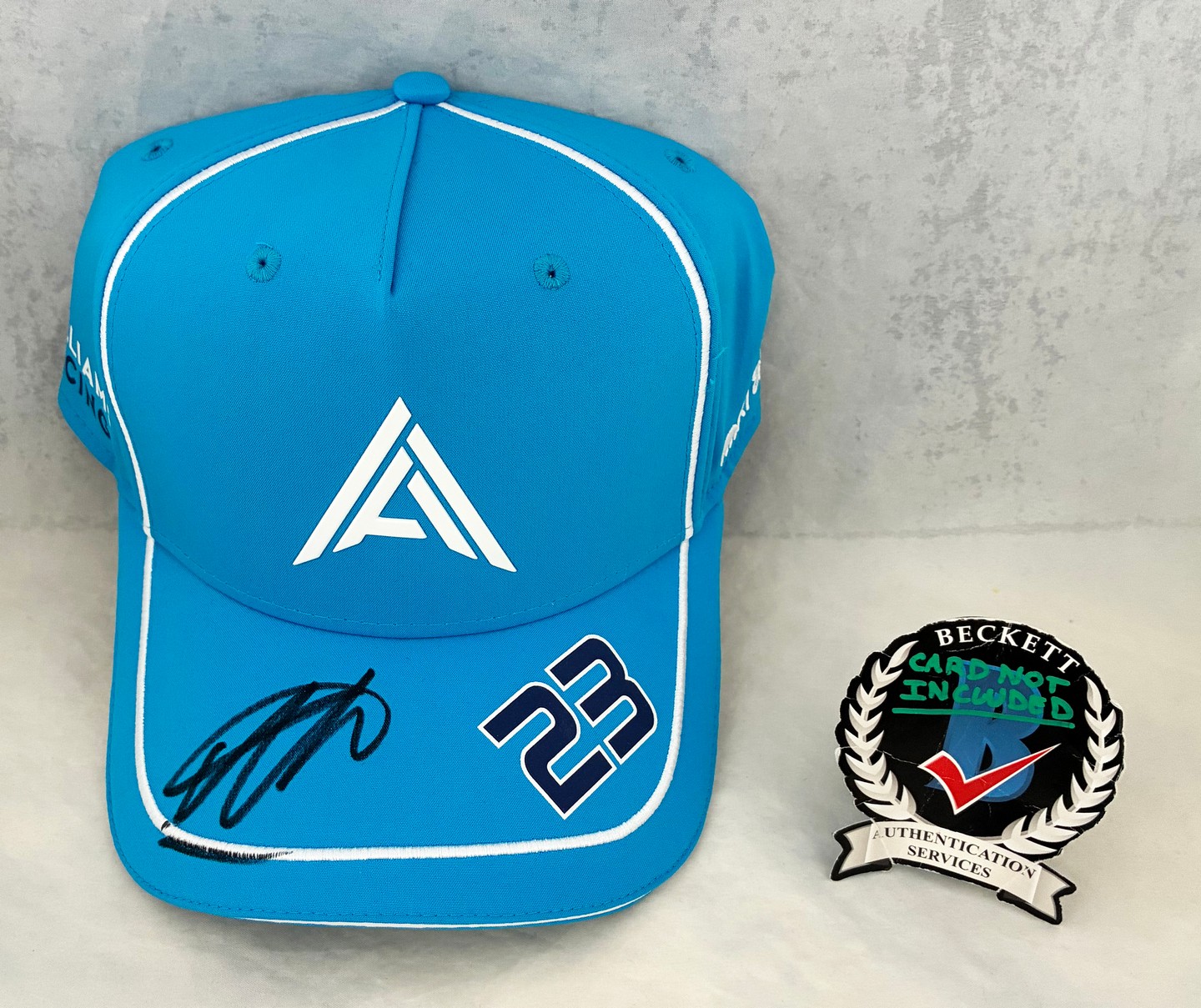 Alex Albon Signed Hat Williams Racing Formula 1 F1 Beckett BAS