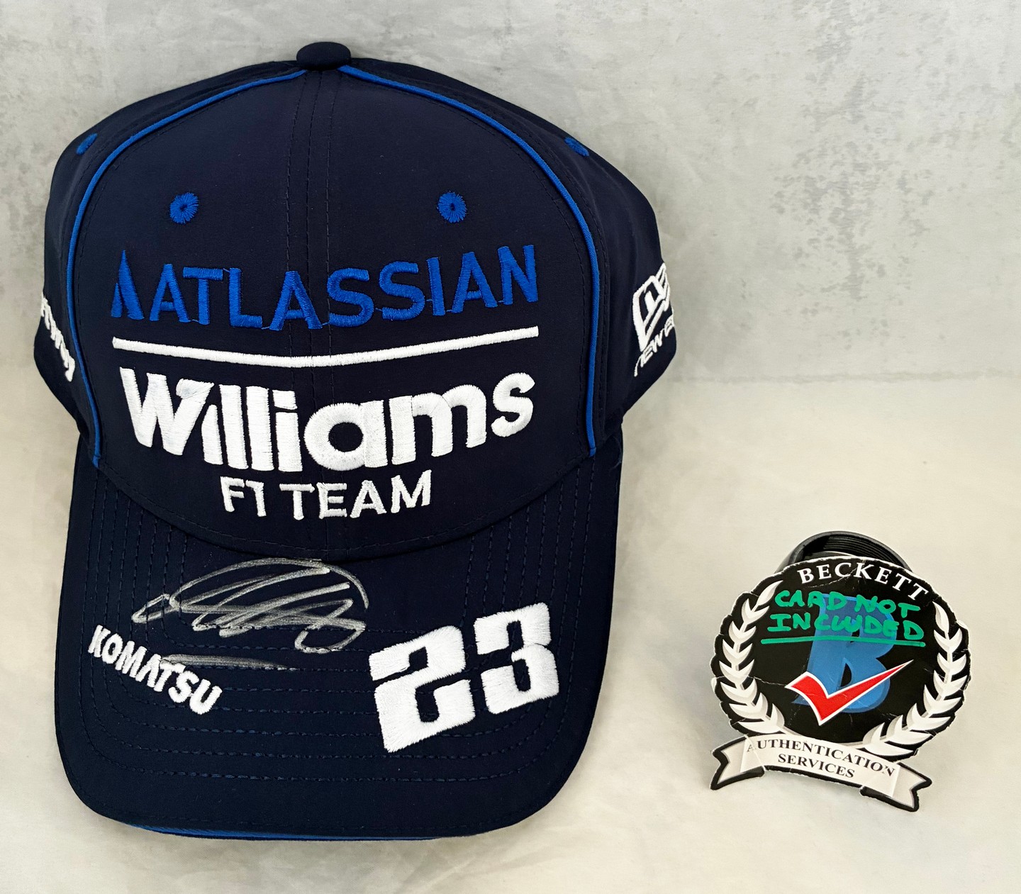 Alex Albon Signed Hat Williams Racing Formula 1 F1 Beckett BAS 2