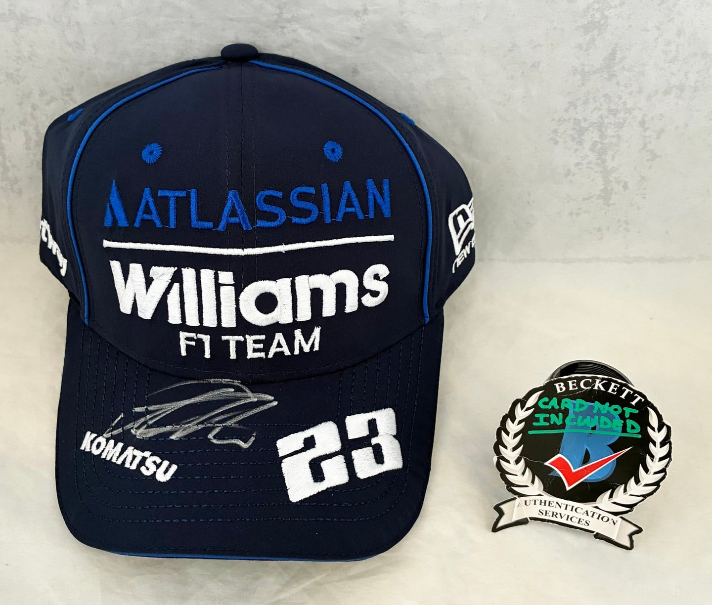 Alex Albon Signed Hat Williams Racing Formula 1 F1 Beckett BAS 3