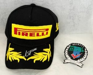 Nikola Tsolov Signed Hat Pirelli Formula 2 F2 Beckett BAS