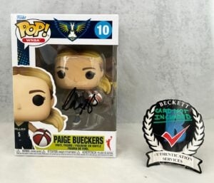 Paige Bueckers Signed Funko Pop Dallas Wings Beckett BAS 1