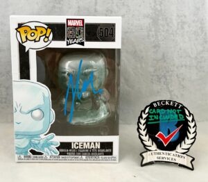 Shawn Ashmore Signed Funko Pop Iceman Beckett BAS