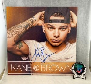 Kane Brown Signed Vinyl LP Album Beckett BAS