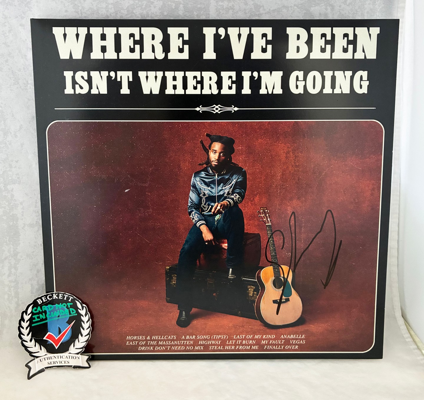 Shaboozey Signed Vinyl LP Album Isn't Where I'm Going Beckett BAS