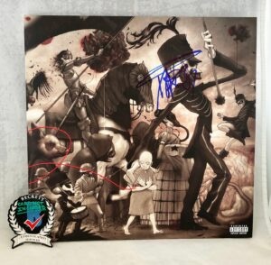 Frank Iero Signed Vinyl LP Album My Chemical Romance The Black Parade Beckett BAS 1
