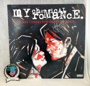 Frank Iero Signed Vinyl LP Album My Chemical Romance Life On The Murder Scene Beckett BAS