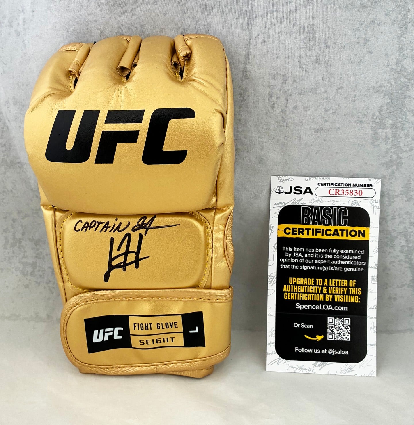 Josh Hokit Signed UFC Glove Captain JK JSA