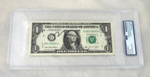 Mark Wahlberg Signed $1 Bill US Currency PSA/DNA