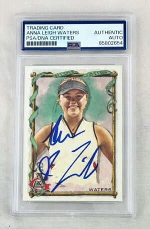 Anna Leigh Waters Signed Card 2023 Topps Allen & Ginter PSA/DNA 1