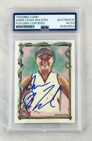Anna Leigh Waters Signed Card 2023 Topps Allen & Ginter PSA/DNA 2