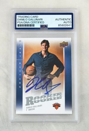 Danilo Gallinari Signed Rookie Card 2008 Upper Deck Rookie Standouts #RS-DG PSA/DNA