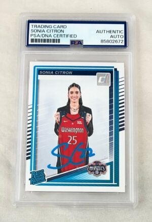 Sonia Citron Signed Rookie Card 2025 Panini #87 PSA/DNA