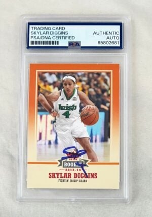 Skylar Diggins Signed Rookie Card 2014 Fleer Retro #53 PSA/DNA