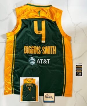 Skylar Diggins Signed Jersey WNBA Seattle Storm JSA