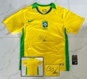 Cafu Signed Jersey Brazil JSA