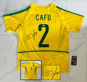 Cafu Signed Jersey Brazil JSA 2