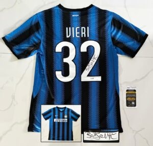 Christian Vieri Signed Jersey Inter Milan JSA