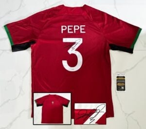 Pepe Signed Jersey Portugal JSA 1